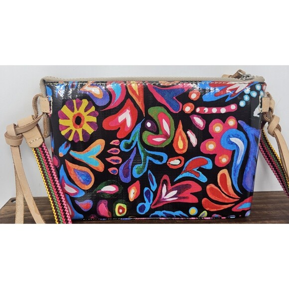 **$OLD**Consuela Sophie Black Swirly Midtown Crossbody Multicolor NWOT - Picture 2 of 10